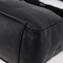 Salvatore Ferragamo Vala Hand Bag Leather Black Gold Auth ka4181A-14