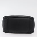 Salvatore Ferragamo Vala Hand Bag Leather Black Gold Auth ka4181A-5