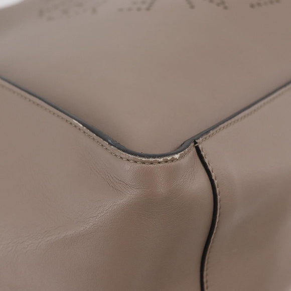 Stella MacCartney Shoulder Bag Leather Beige Auth ka4182