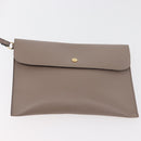 Stella MacCartney Shoulder Bag Leather Beige Auth ka4182-22