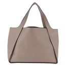 Stella MacCartney Shoulder Bag Leather Beige Auth ka4182-2