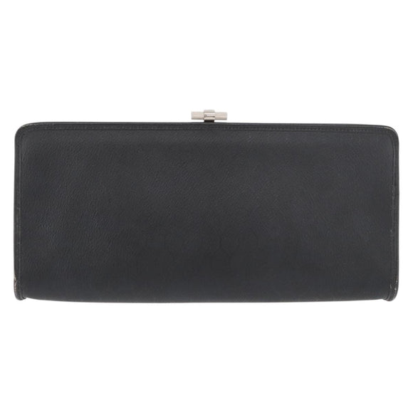 Christian Dior Honeycomb Canvas Shoulder Bag PVC Black Gold Auth ka4185