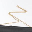 Christian Dior Honeycomb Canvas Shoulder Bag PVC Black Gold Auth ka4185-14