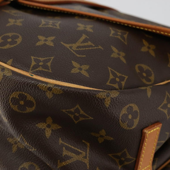 LOUIS VUITTON Monogram Saumur 35 Shoulder Bag M42254 LV Auth ka4186A
