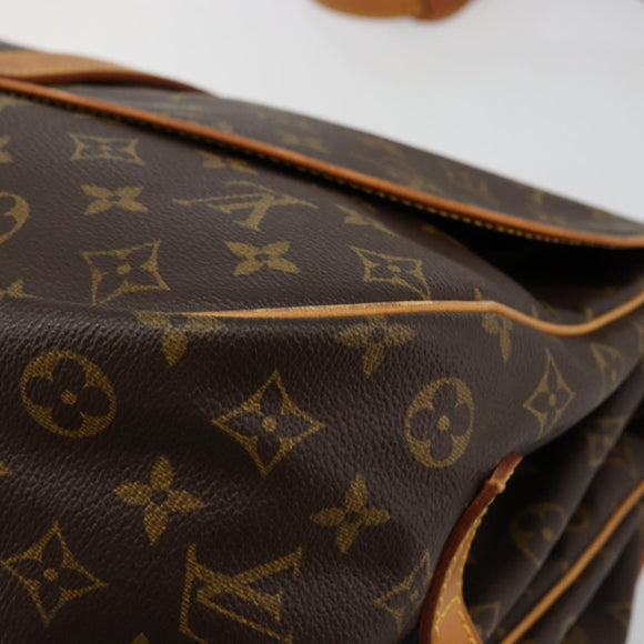 LOUIS VUITTON Monogram Saumur 35 Shoulder Bag M42254 LV Auth ka4186A