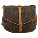 LOUIS VUITTON Monogram Saumur 35 Shoulder Bag M42254 LV Auth ka4186A-2