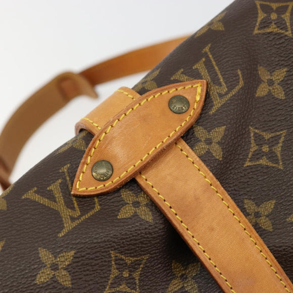 LOUIS VUITTON Monogram Saumur 35 Shoulder Bag M42254 LV Auth ka4186A