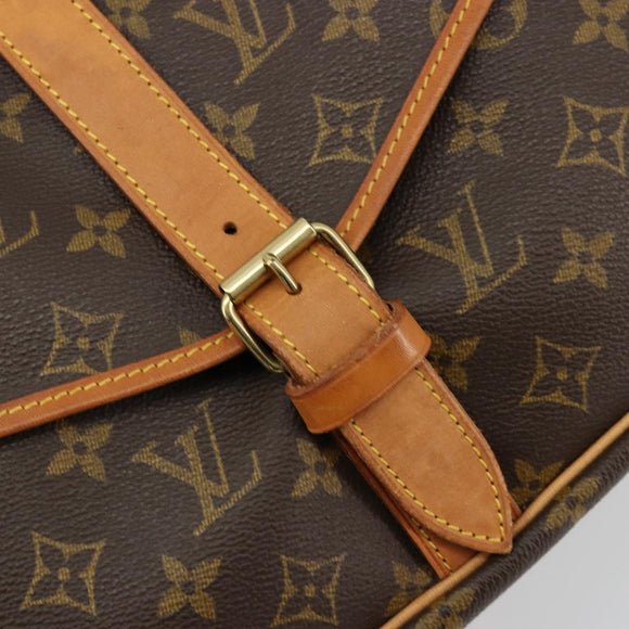 LOUIS VUITTON Monogram Saumur 35 Shoulder Bag M42254 LV Auth ka4186A