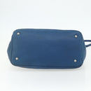 PRADA Hand Bag Vitterodino 2way Blue Silver Auth ka4188A-5