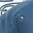 PRADA Hand Bag Vitterodino 2way Blue Silver Auth ka4188A-16