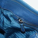 PRADA Hand Bag Vitterodino 2way Blue Silver Auth ka4188A-23