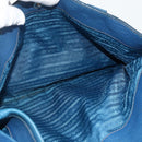 PRADA Hand Bag Vitterodino 2way Blue Silver Auth ka4188A-27