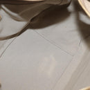 Salvatore Ferragamo Gancini Hand Bag Leather 2way Beige Gold Auth ka4190-20