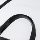 Salvatore Ferragamo Gancini Hand Bag Leather 2way Black Silver Auth ka4192-14