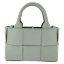 BOTTEGA VENETA MAXI INTRECCIATO Arcomini Bag 2way Pastel Green Auth ka4195A-13