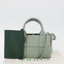 BOTTEGA VENETA MAXI INTRECCIATO Arcomini Bag 2way Pastel Green Auth ka4195A-12