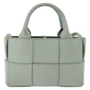BOTTEGA VENETA MAXI INTRECCIATO Arcomini Bag 2way Pastel Green Auth ka4195A-2
