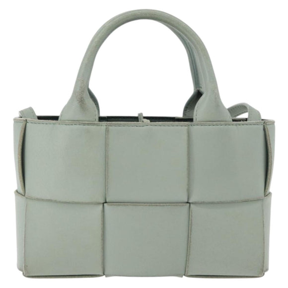 BOTTEGA VENETA MAXI INTRECCIATO Arcomini Bag 2way Pastel Green Auth ka4195A