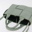 BOTTEGA VENETA MAXI INTRECCIATO Arcomini Bag 2way Pastel Green Auth ka4195A-6