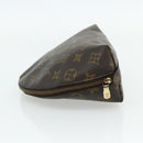 LOUIS VUITTON Monogram Trousse Demi Ronde Cosmetic Pouch M47520 LV Auth ka4196-3
