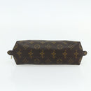 LOUIS VUITTON Monogram Trousse Demi Ronde Cosmetic Pouch M47520 LV Auth ka4196-6