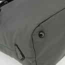 PRADA Hand Bag Nylon Leather Gray black Auth ka4199A-14