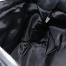 PRADA Hand Bag Nylon Leather Gray black Auth ka4199A-21