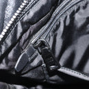 PRADA Hand Bag Nylon Leather Gray black Auth ka4199A-23