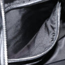 PRADA Hand Bag Nylon Leather Gray black Auth ka4199A-24
