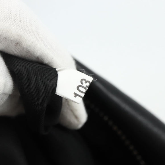 PRADA Hand Bag Nylon Leather Gray black Auth ka4199A