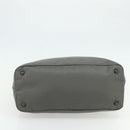PRADA Hand Bag Nylon Leather Gray black Auth ka4199A-5