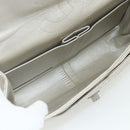 CHANEL Ketting Matelassé 2.55 Schoudertas Lamsleer Zilveren CC Auth ka4200V-10