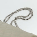 CHANEL Ketting Matelassé 2.55 Schoudertas Lamsleer Zilveren CC Auth ka4200V-14
