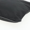 PRADA Shoulder Bag Nylon Black Silver Auth ka4203A-9