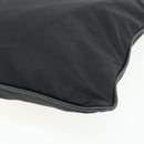 PRADA Shoulder Bag Nylon Black Silver Auth ka4203A-15