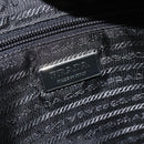 PRADA Shoulder Bag Nylon Black Silver Auth ka4203A-19