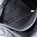 PRADA Shoulder Bag Nylon Black Silver Auth ka4203A-23