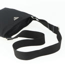 PRADA Shoulder Bag Nylon Black Silver Auth ka4203A-7