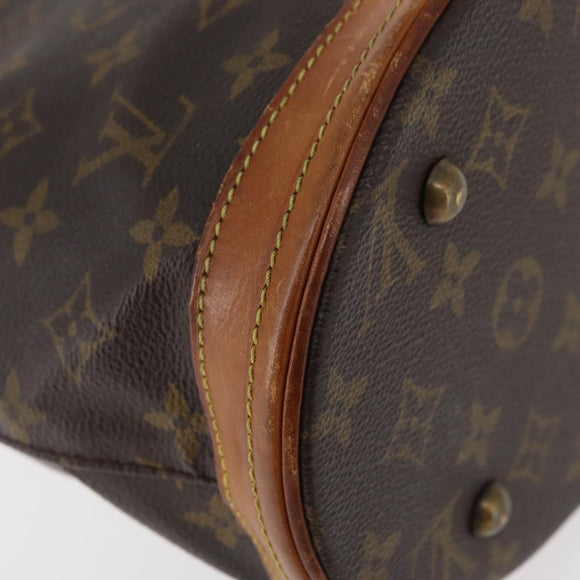 LOUIS VUITTON Monogram Bucket PM Shoulder Bag M42238 LV Auth ka4204