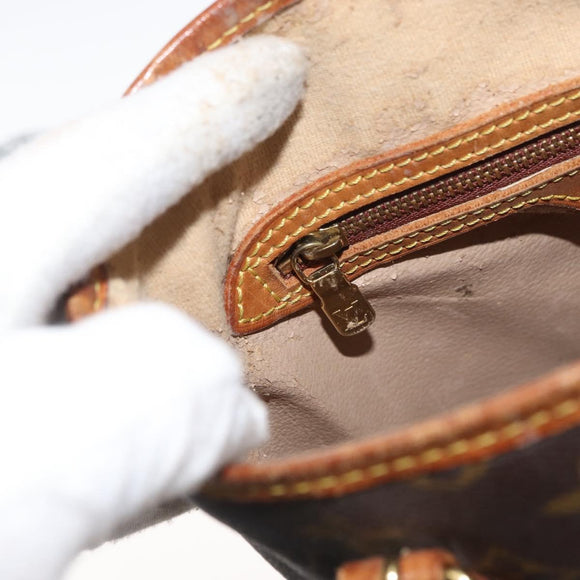 LOUIS VUITTON Monogram Bucket PM Shoulder Bag M42238 LV Auth ka4204