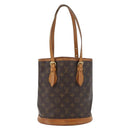 LOUIS VUITTON Monogram Bucket PM Shoulder Bag M42238 LV Auth ka4204-2
