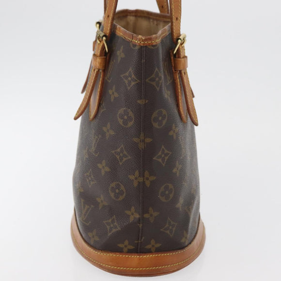 LOUIS VUITTON Monogram Bucket PM Shoulder Bag M42238 LV Auth ka4204