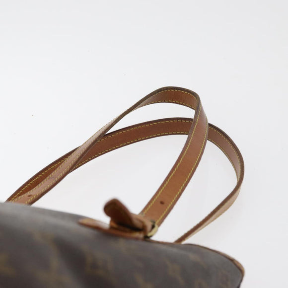 LOUIS VUITTON Monogram Bucket PM Shoulder Bag M42238 LV Auth ka4204