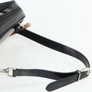GUCCI Bamboo Bag Patent leather Black Silver 003 2058 0059 5 Auth ka4208-10