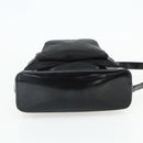 GUCCI Bamboo Bag Patent leather Black Silver 003 2058 0059 5 Auth ka4208-11