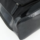 GUCCI Bamboo Bag Patent leather Black Silver 003 2058 0059 5 Auth ka4208-13