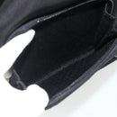 GUCCI Bamboo Bag Patent leather Black Silver 003 2058 0059 5 Auth ka4208-23