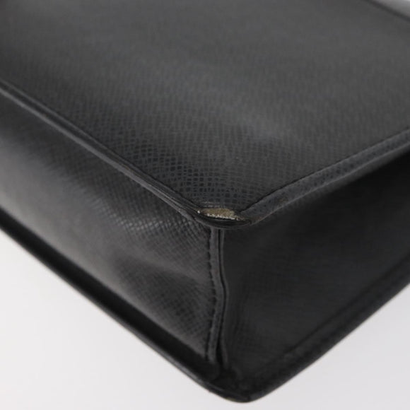LOUIS VUITTON Taiga Selenga Clutch Bag Ardoise M30782 LV Auth ka4213