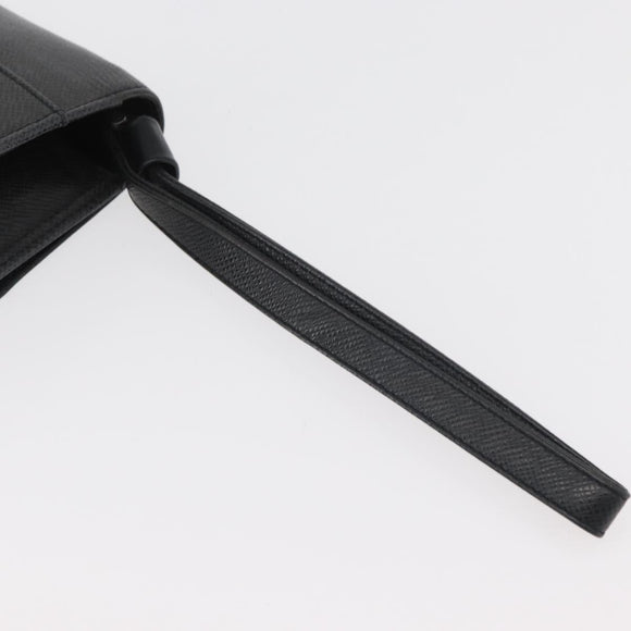 LOUIS VUITTON Taiga Selenga Clutch Bag Ardoise M30782 LV Auth ka4213