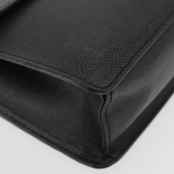 LOUIS VUITTON Taiga Selenga Clutch Bag Ardoise M30782 LV Auth ka4213
